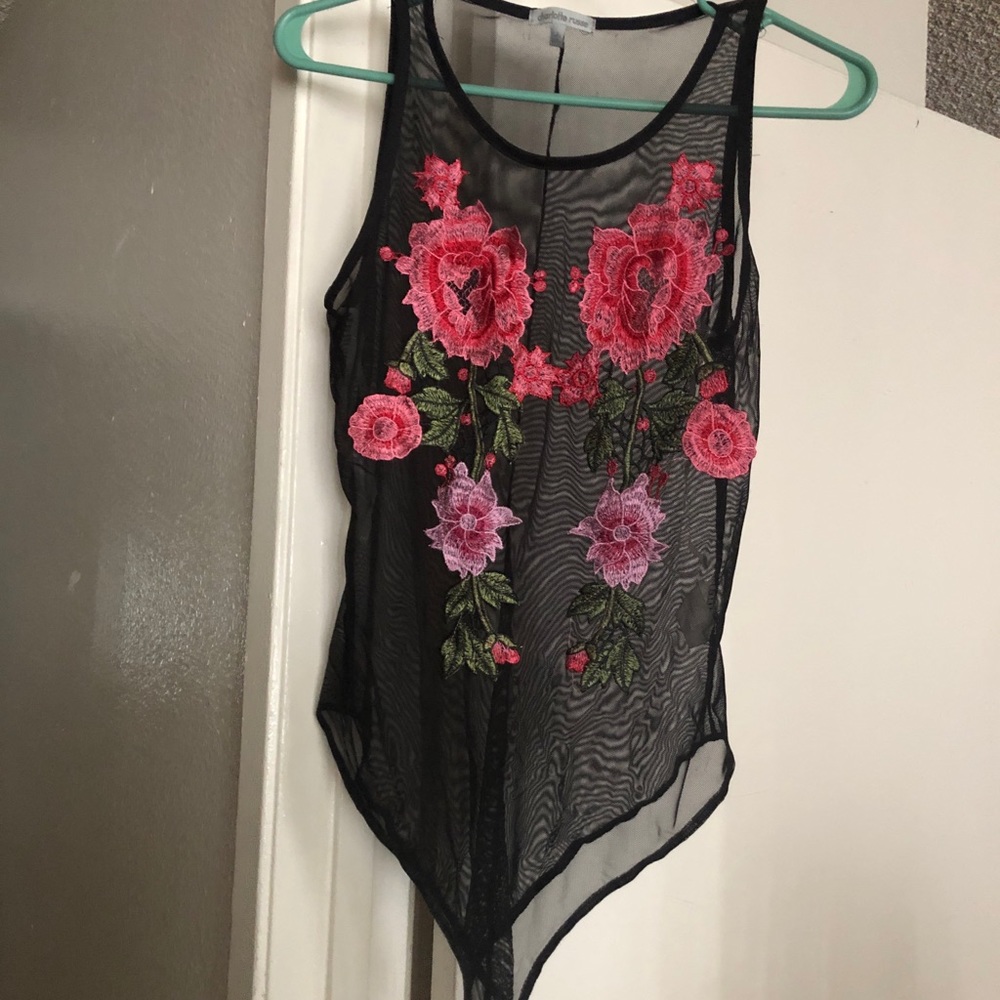 Sheer leotard